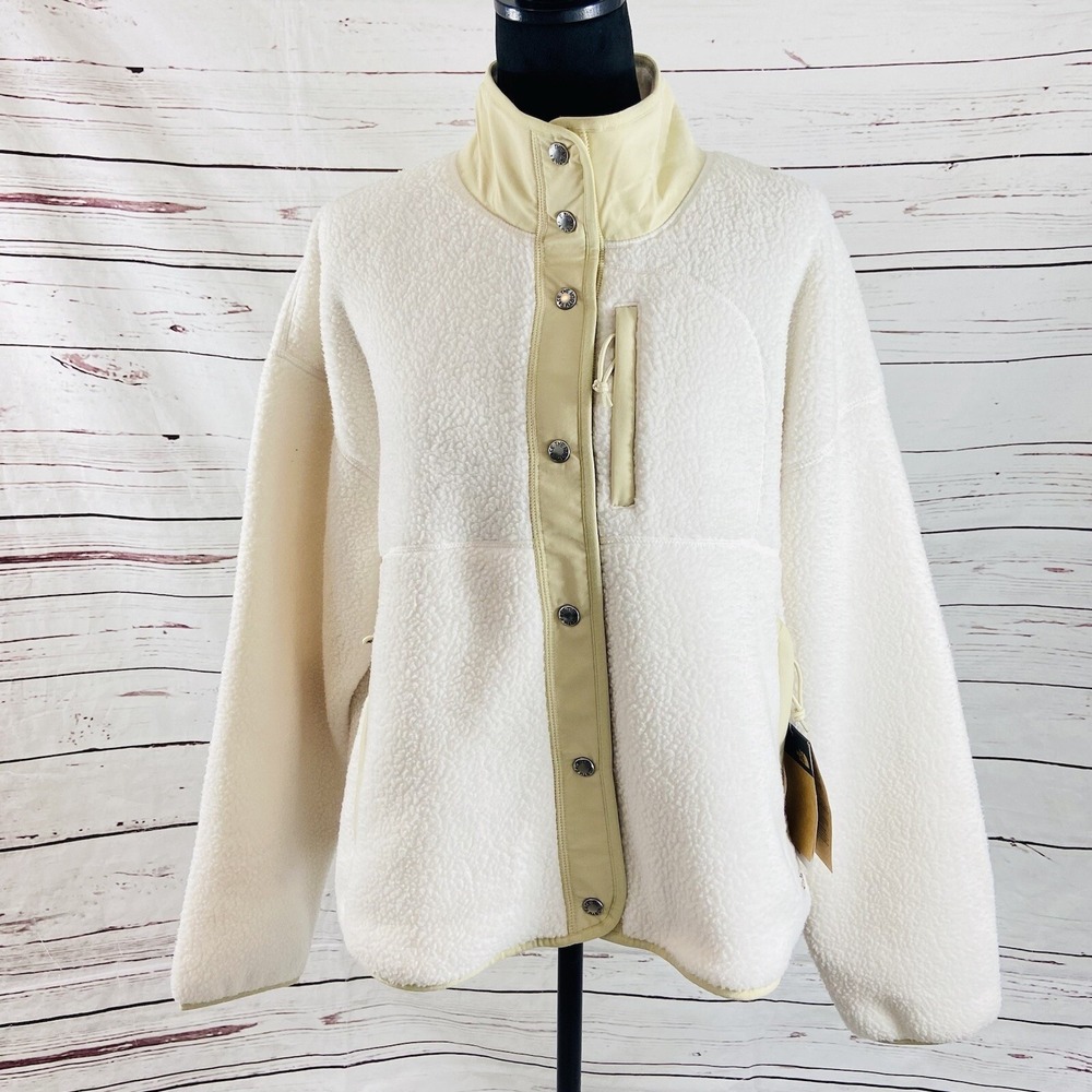 The North Face Jacket‎ Cragmont Fleece Women's XL Gardenia White/Gravel New
